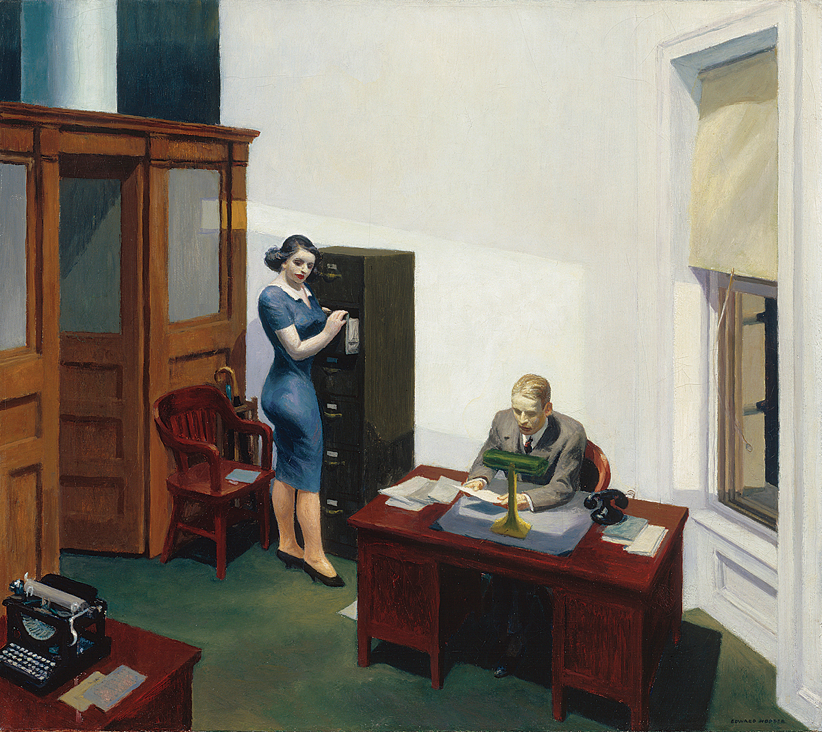 Hopper - Office at Night